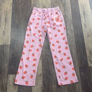 2024 Strawberry Shortcake Hybrid Pink Pajama Pants Women’s Size Small